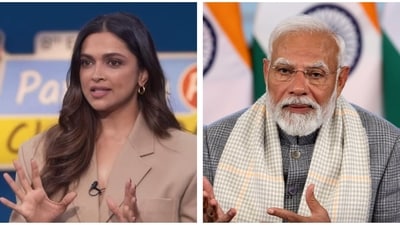 Deepika Padukone interacted with students during an episode on Pariksha Pe Charcha.