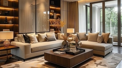 Transform Your Living Room Into a Luxe Haven With These Stunning Décor Tips! (Image by IDW Design) Transform Your Living Room Into a Luxe Haven With These Stunning Décor Tips! (Image by IDW Design)
