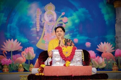 Rasiya Baba, of Vrindavan, is narrating Shrimad Bhagwat Katha at Gangeshwar Prayagraj Chauraha, Sector 9, Prayagraj till February 12. Rasiya Baba, of Vrindavan, is narrating Shrimad Bhagwat Katha at Gangeshwar Prayagraj Chauraha, Sector 9, Prayagraj till February 12.