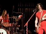 FILE - Musicians Jack White and Meg White of the rock band "The White Stripes" perform in Whitehorse, Yukon, Canada, on June 25, 2007. (Vince Fedoroff/The Canadian Press via AP, File) FILE - Musicians Jack White and Meg White of the rock band "The White Stripes" perform in Whitehorse, Yukon, Canada, on June 25, 2007. (Vince Fedoroff/The Canadian Press via AP, File)
