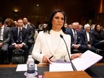 Former Rep. Tulsi Gabbard, President Donald Trump's choice to be the Director of National Intelligence, appears before the Senate.