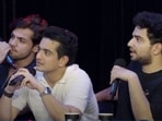 YouTuber Ashish Chanchlani, podcaster Ranveer Allahbadia and Samay Raina on ‘India’s Got Latent show’ show.