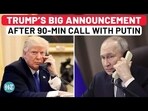 ‘Immediately Start…’: Trump Shocks Zelensky After ‘Lengthy’ Call With Putin? Ukraine War Latest ‘Immediately Start…’: Trump Shocks Zelensky After ‘Lengthy’ Call With Putin? Ukraine War Latest