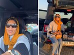Kerala mother Naaji Noushi has embarked on a solo road trip across six countries. Kerala mother Naaji Noushi has embarked on a solo road trip across six countries.