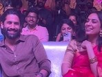 Naga Chaitanya and Sobhita Dhulipala at the Thandel success meet.