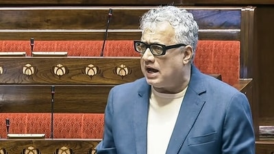 TMC MP Derek O'Brien speaks in the Rajya Sabha . (ANI Photo/Sansad TV) (Sansad TV) TMC MP Derek O'Brien speaks in the Rajya Sabha . (ANI Photo/Sansad TV) (Sansad TV)