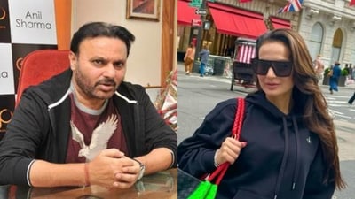 Anil Sharma calls Ameesha Patel 'moody' as he reacts to her scathing remarks against him. Anil Sharma calls Ameesha Patel 'moody' as he reacts to her scathing remarks against him.