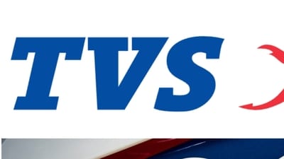 File photo of logo of TVS Motor Company. File photo of logo of TVS Motor Company.