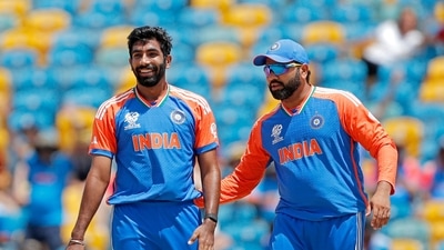 India's Jasprit Bumrah and Rohit Sharma (Surjeet Yadav) India's Jasprit Bumrah and Rohit Sharma (Surjeet Yadav)