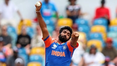 India's Jasprit Bumrah in action (REUTERS)