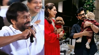 Chiranjeevi wants a grandson from son Ram Charan after granddaughter Klin Kaara Chiranjeevi wants a grandson from son Ram Charan after granddaughter Klin Kaara