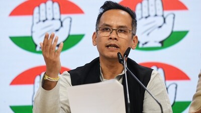 Congress deputy leader Gaurav Gogoi during a press conference in New Delhi. (ANI) Congress deputy leader Gaurav Gogoi during a press conference in New Delhi. (ANI)