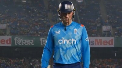 Tom Banton was dismissed for 38 in 3rd ODI against India Tom Banton was dismissed for 38 in 3rd ODI against India
