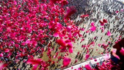 According to officials, elaborate arrangements have been made to ensure that the devotees take the sacred bath without any hassle. (AP) According to officials, elaborate arrangements have been made to ensure that the devotees take the sacred bath without any hassle. (AP)