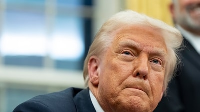 US President Donald Trump to announce reciprocal tariffs ahead of PM Modi visit (AP) US President Donald Trump to announce reciprocal tariffs ahead of PM Modi visit (AP)