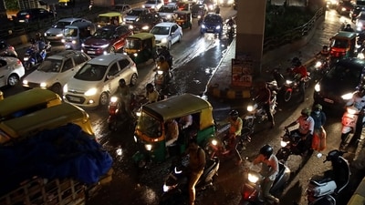 Bengaluru: Vehicles stuck in the traffic jam. (Old Pic) (PTI)