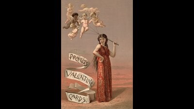 The medley of long-standing religious, folk, and aristocratic customs associated with Valentine’s Day met middle-class enshrinement of romantic love, sentimentalism, and fashion in the nineteenth century. (HT PHOTO) The medley of long-standing religious, folk, and aristocratic customs associated with Valentine’s Day met middle-class enshrinement of romantic love, sentimentalism, and fashion in the nineteenth century. (HT PHOTO)