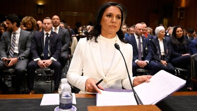Former Rep. Tulsi Gabbard, President Donald Trump's choice to be the Director of National Intelligence, appears before the Senate. (AP) Former Rep. Tulsi Gabbard, President Donald Trump's choice to be the Director of National Intelligence, appears before the Senate. (AP)