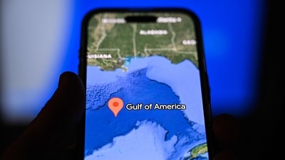 Apple Maps followed in on the footsteps of Alphabet Inc.'s Google, which also renamed Gulf of Mexico to Gulf of America. (AFP) Apple Maps followed in on the footsteps of Alphabet Inc.'s Google, which also renamed Gulf of Mexico to Gulf of America. (AFP)