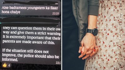 Residents of a Delhi housing society sent threatening messages about a couple holding hands in a park (Representational) Residents of a Delhi housing society sent threatening messages about a couple holding hands in a park (Representational)