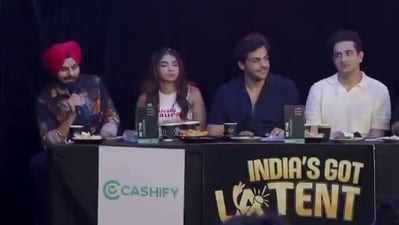 Comedian Jaspreet Singh (extreme left) has sparked outrage with a Kerala joke on India's Got Latent. Comedian Jaspreet Singh (extreme left) has sparked outrage with a Kerala joke on India's Got Latent.