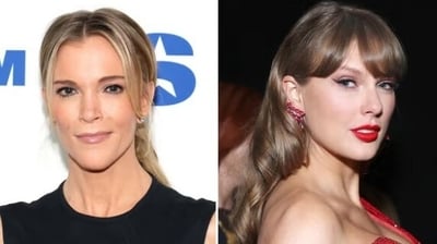 Despite not having met Taylor Swift, Megyn Kelly mentioned her multiple times in her several Instagram posts from the Super Bowl night. (Getty Images) Despite not having met Taylor Swift, Megyn Kelly mentioned her multiple times in her several Instagram posts from the Super Bowl night. (Getty Images)
