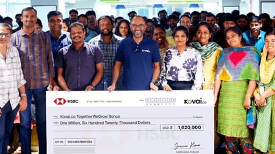 Kovai.co long-term employees received a huge bonus for their loyalty. (www.kovai.co) Kovai.co long-term employees received a huge bonus for their loyalty. (www.kovai.co)