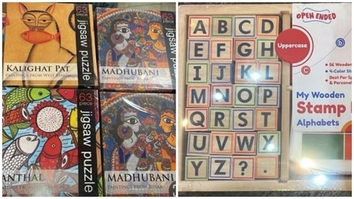 PM Modi's gifts to JD Vance's kids. (HT) PM Modi's gifts to JD Vance's kids. (HT)