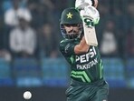 Pakistan's Babar Azam plays a shot during the Tri-Nation series third one-day international (ODI) cricket match between Pakistan and South Africa Pakistan's Babar Azam plays a shot during the Tri-Nation series third one-day international (ODI) cricket match between Pakistan and South Africa
