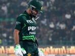 Pakistan's Babar Azam walks off the field after his dismissal during the tri-series ODI cricket match between Pakistan and New Zealand at Gaddafi Stadium Pakistan's Babar Azam walks off the field after his dismissal during the tri-series ODI cricket match between Pakistan and New Zealand at Gaddafi Stadium