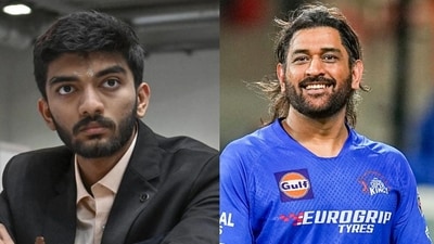 D Gukesh's ice-cool composure is similar to MS Dhoni's. D Gukesh's ice-cool composure is similar to MS Dhoni's.