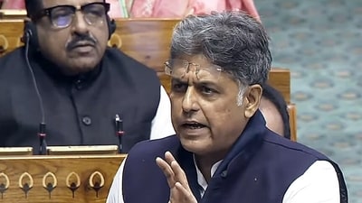 Manish Tewari, a Congress MP, blasted the new Income Tax Bill on Thursday, saying that it is more complicated than the current one, despite what Union Finance Minister Nirmala Sitharaman said. (ANI) Manish Tewari, a Congress MP, blasted the new Income Tax Bill on Thursday, saying that it is more complicated than the current one, despite what Union Finance Minister Nirmala Sitharaman said. (ANI)