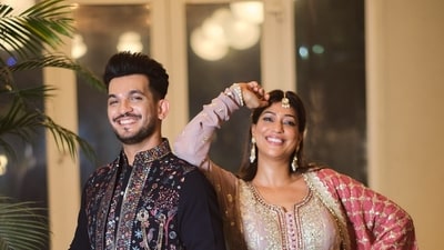 Arjun Bijlani and wife Neha Swami Arjun Bijlani and wife Neha Swami