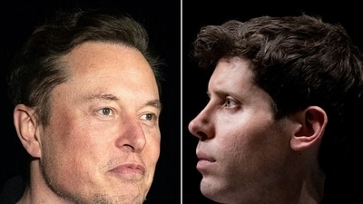 Tesla founder Elon Musk and OpenAI CEO Sam Altman. (AFP file)