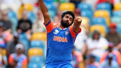 India's Jasprit Bumrah in action (REUTERS)