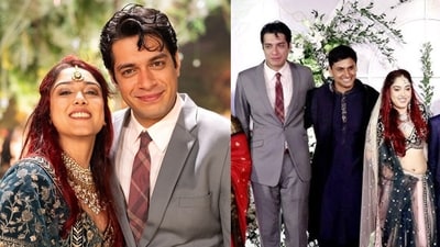 Ira Khan and Junaid Khan on former's wedding Ira Khan and Junaid Khan on former's wedding