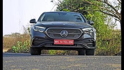 Mercedes’s E 450 4MATIC has a formidable 381 hp — an impressive 177 hp more than the base E 200. Mercedes’s E 450 4MATIC has a formidable 381 hp — an impressive 177 hp more than the base E 200.