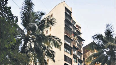 Mumbai, India - Feb. 13, 2025: A view of the Kheni Tower at Santacruze in Mumbai, India, on Thursday, February 13, 2025. (Photo by Satish Bate/ Hindustan Times) (Hindustan Times) Mumbai, India - Feb. 13, 2025: A view of the Kheni Tower at Santacruze in Mumbai, India, on Thursday, February 13, 2025. (Photo by Satish Bate/ Hindustan Times) (Hindustan Times)