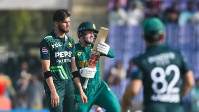 Shaheen Afridi clashed with Matthew Breetzke during the Pakistan vs South Africa ODI in Karachi Shaheen Afridi clashed with Matthew Breetzke during the Pakistan vs South Africa ODI in Karachi