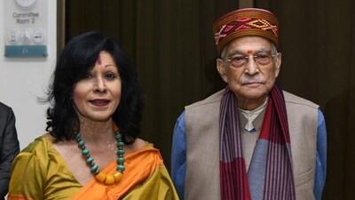 Padmashri Shovana Narayan and Dr Murli Manohar Joshi