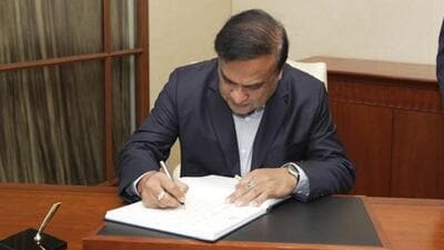 The two politicians have been targeting each other following Himanta Biswa Sarma’s exit from the Congress in 2015 when the then chief minister Tarun Gogoi started promoting his son Gaurav as his political heir. (@himantabiswa) The two politicians have been targeting each other following Himanta Biswa Sarma’s exit from the Congress in 2015 when the then chief minister Tarun Gogoi started promoting his son Gaurav as his political heir. (@himantabiswa)