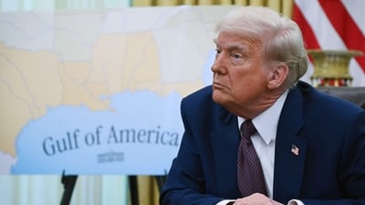 US President Donald Trump speaks in the Oval Office of the White House as he announces reciprocal tariffs, in Washington, DC. (AFP) US President Donald Trump speaks in the Oval Office of the White House as he announces reciprocal tariffs, in Washington, DC. (AFP)