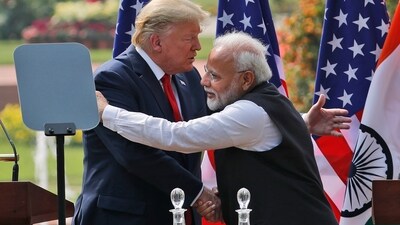 US President Donald Trump and Prime Minister Narendra Modi in New Delhi. (AP file) US President Donald Trump and Prime Minister Narendra Modi in New Delhi. (AP file)
