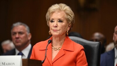 Linda McMahon arrives to testify before the Senate Health, Education, Labor and Pensions Committee on her nomination to be Education Secretary at Capitol Hill in Washington, DC, February 13, 2025. (Photo by SAUL LOEB / AFP) (AFP) Linda McMahon arrives to testify before the Senate Health, Education, Labor and Pensions Committee on her nomination to be Education Secretary at Capitol Hill in Washington, DC, February 13, 2025. (Photo by SAUL LOEB / AFP) (AFP)