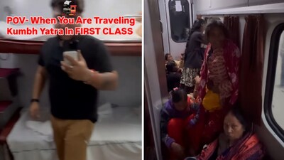 The video showed ticketless passengers crowding first-class coaches. (Instagram/piyushhagrawal) The video showed ticketless passengers crowding first-class coaches. (Instagram/piyushhagrawal)