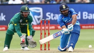 Rohit Sharma plays a shot during his knock of 115 against South Africa in the fifth ODI at St George's Park on Feb 13, 2018. (Getty Images) Rohit Sharma plays a shot during his knock of 115 against South Africa in the fifth ODI at St George's Park on Feb 13, 2018. (Getty Images)