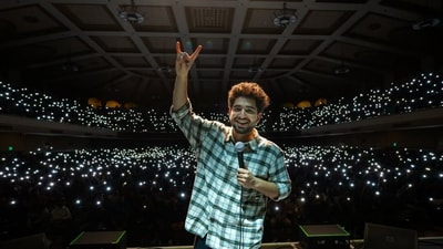 Samay Raina, a standup comedian, YouTuber, and chess enthusiast, has come under scrutiny after the Mumbai Police contacted him and podcaster Ranveer Allahbadia on Tuesday for an inquiry regarding the latter’s controversial question on India’s Got Latent. (Instagram/Samay Raina) Samay Raina, a standup comedian, YouTuber, and chess enthusiast, has come under scrutiny after the Mumbai Police contacted him and podcaster Ranveer Allahbadia on Tuesday for an inquiry regarding the latter’s controversial question on India’s Got Latent. (Instagram/Samay Raina)
