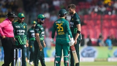 Things went a bit too far between Shaheen Afridi and Matthew Breetzke (Agencies) Things went a bit too far between Shaheen Afridi and Matthew Breetzke (Agencies)