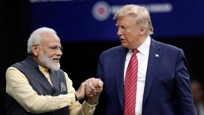 PM Modi is expected to meet Donald Trump later on Thursday. (AP File) PM Modi is expected to meet Donald Trump later on Thursday. (AP File)
