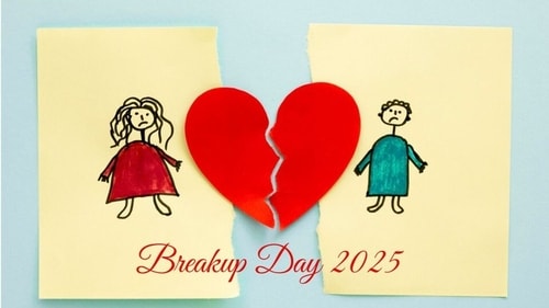 Breakup Day is on February 21. (Image by Canva) Breakup Day is on February 21. (Image by Canva)